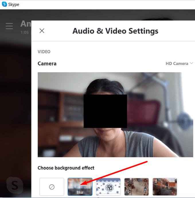Hur du suddar din Skype-videosamtalsbakgrund