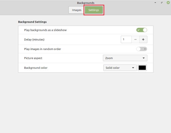Linux Mint: Com configurar una presentació de diapositives de fons