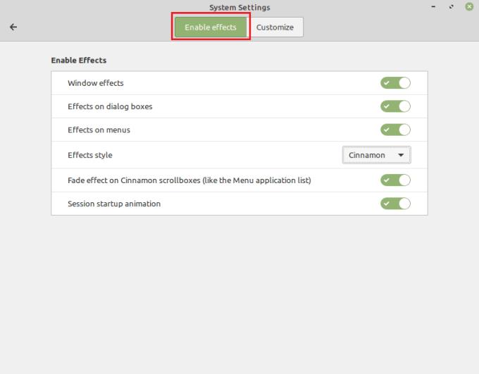 Linux Mint: Si të çaktivizoni animacionet e vogla për performancë të përmirësuar