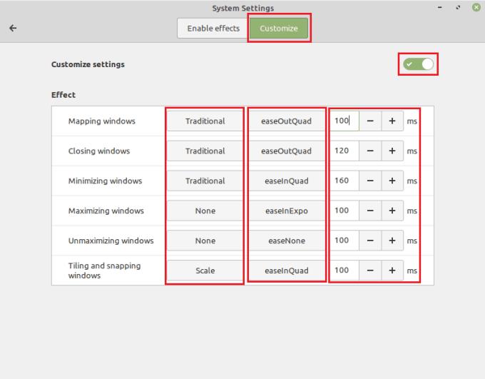 Linux Mint: Si të çaktivizoni animacionet e vogla për performancë të përmirësuar