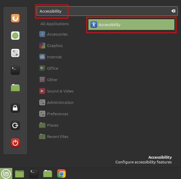 Linux Mint: com habilitar les funcions d'accessibilitat visual