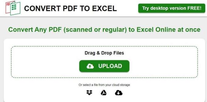 Kako pretvoriti PDF u Excel proračunsku tablicu