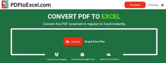 Kako pretvoriti PDF u Excel proračunsku tablicu