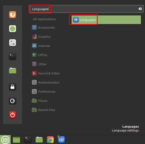 Linux Mint: Nyelvi csomagok hozzáadása vagy eltávolítása