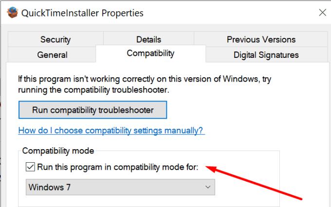 Windows 10: QuickTime ni mogoče namestiti