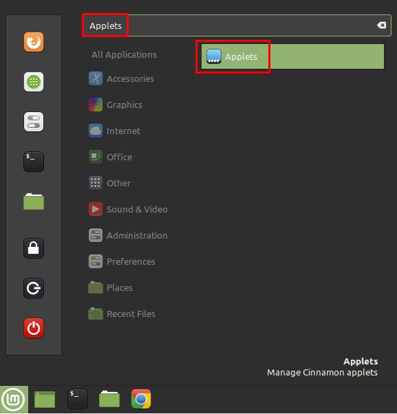 Linux Mint: kā konfigurēt logu saraksta sīklietotni