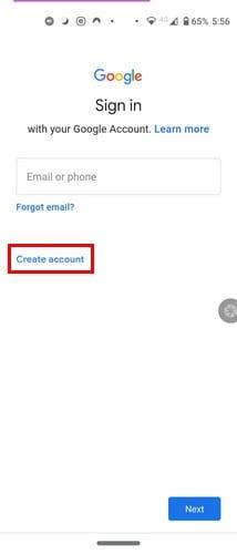 Android: Com afegir un compte de Gmail