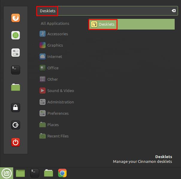 Linux Mint: Hur man lägger till nya Desklets