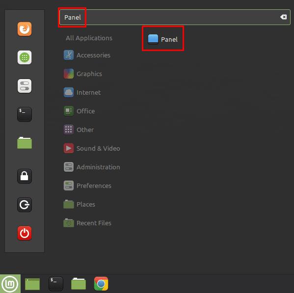Linux Mint: kuidas konfigureerida alumist paneeli