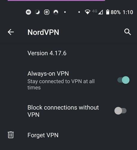 Rýchly tip: Ako zablokovať VPN z nastavení – Android 10