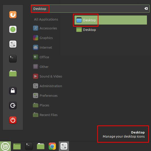 Linux Mint: kako konfigurirati ikone na namizju