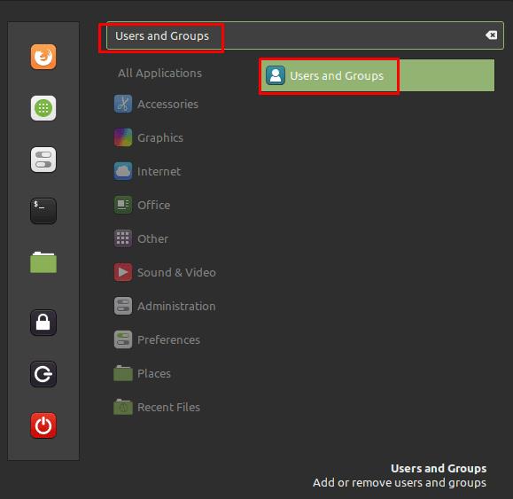 Linux Mint: kuidas uut kasutajat lisada