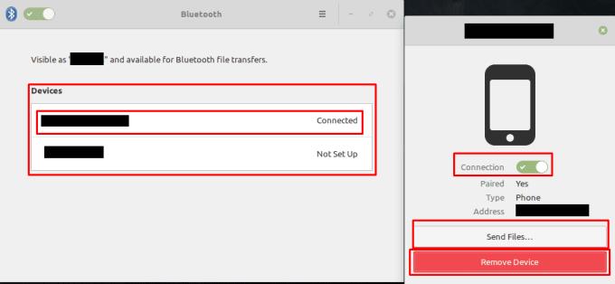 Linux Mint: kuidas hallata Bluetooth-ühendusi