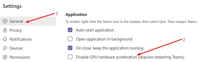 Corregiu l'ús elevat de la CPU i la memòria de Microsoft Teams