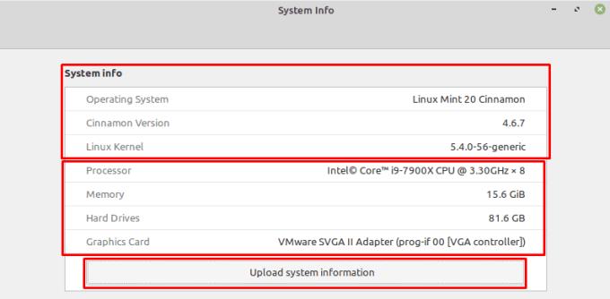 Linux Mint: Slik viser du systeminformasjon
