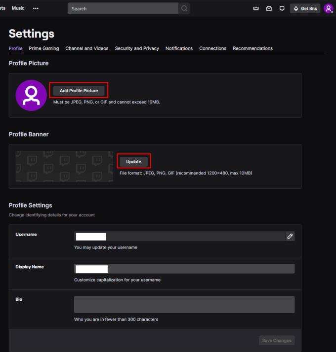 Twitch.tv: Com afegir una imatge de perfil i un bàner