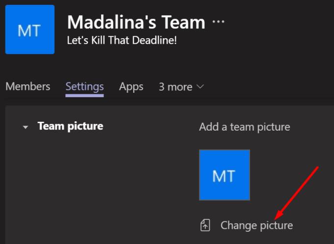 Microsoft Teams: Com canviar la imatge de l'equip