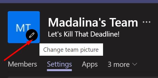 Microsoft Teams: Jak změnit image týmu