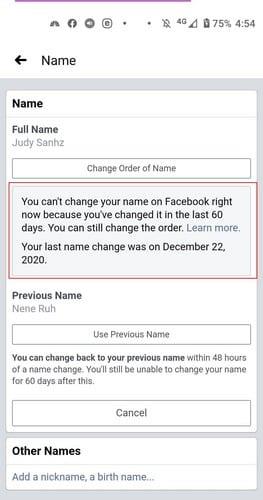 Facebook: Jak si změnit jméno