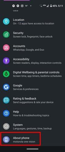 Android 10: Πώς να αλλάξετε το όνομα της συσκευής