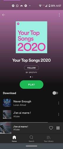 Com escoltar el vostre Spotify Wrapped 2020