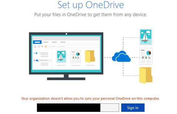 OneDrive: evita que els usuaris sincronitzin comptes personals