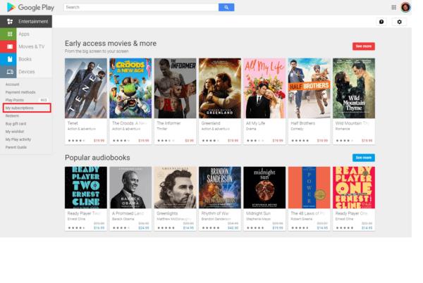 Kuidas hallata oma Google Play tellimusi Androidis