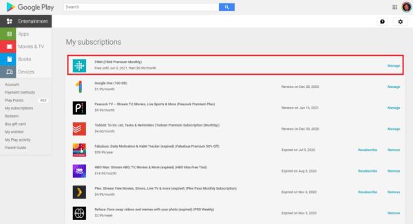 Com gestionar les vostres subscripcions a Google Play a Android