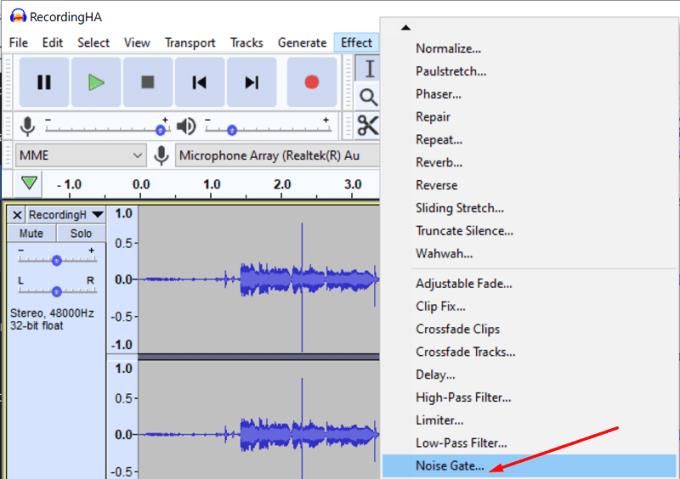 Audacity: com eliminar la veu, el soroll i l'eco