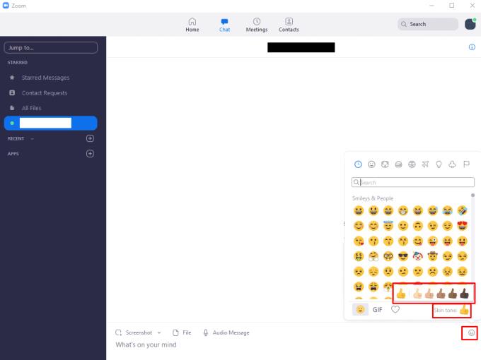 Aðdráttur: Hvernig á að breyta húðliti viðbragða Emoji