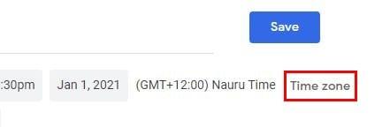 Google Calendar: com afegir una zona horària diferent