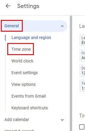 Google Calendar: com afegir una zona horària diferent