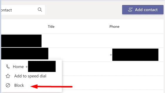 Microsoft Teams: Hur man blockerar någon