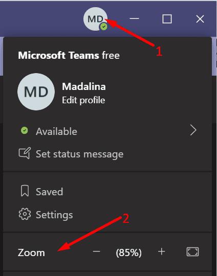 Microsoft Teams: Ako zväčšiť veľkosť písma