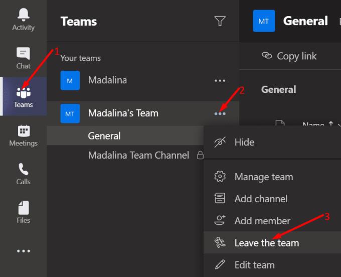 Microsoft Teams: Ako ukončiť tím