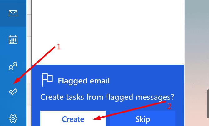 Kuinka muuttaa Outlook-sähköpostit tehtäviksi