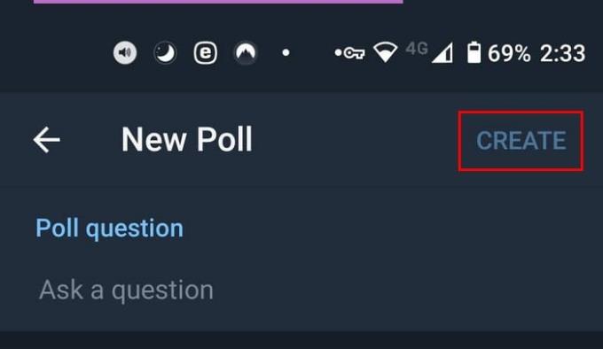 Telegram: com crear una pregunta d'enquesta