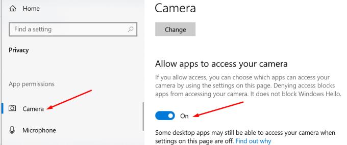 Popravite Microsoft Teams koji ne otkriva kameru
