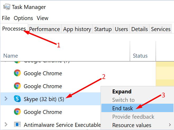 Windows 10: Kako popraviti pogreške Skypebridge.exe