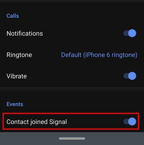 Přestaňte dostávat upozornění na signál pokaždé, když se kontakt zaregistruje