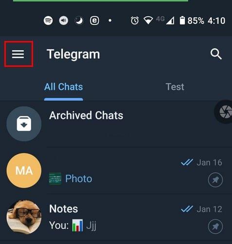 Si të ndaloni njoftimet e bashkuara të Telegramit në Android