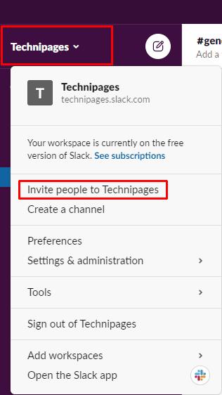 Slack: Jak pozvat někoho do svého pracovního prostoru