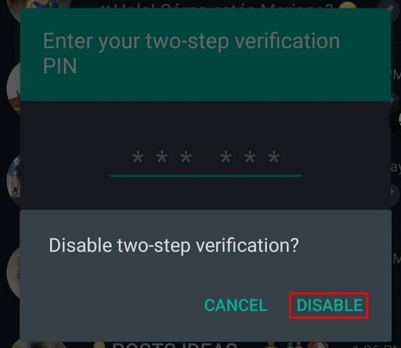 Com activar la verificació en dos passos a WhatsApp