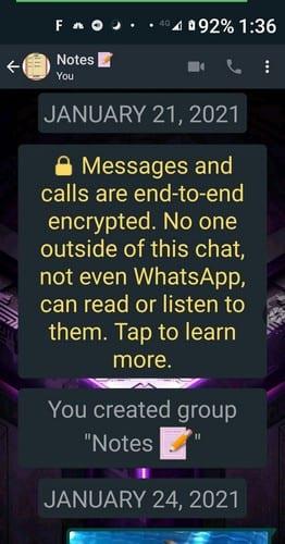 WhatsApp: Hur man gör texten större