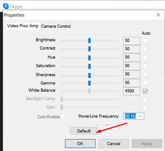 Si të rregulloni kalimin e videos në Skype në Bardh e Zi
