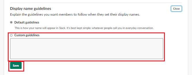Slack: Πώς να καθορίσετε Οδηγίες εμφανιζόμενου ονόματος