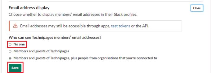 Slack: Si të konfiguroni kush mund të shohë adresat e emailit të anëtarëve të hapësirës së punës