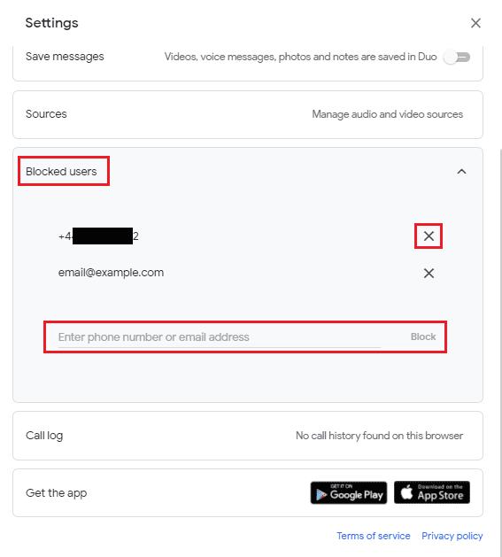 Google Duo: Hur man granskar dina blockerade användare