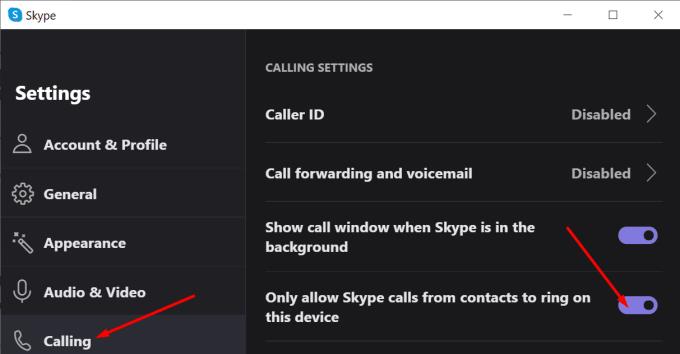 Pataisykite „Skype“: negalite priimti įeinančių skambučių kompiuteryje