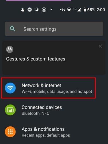Android 10: Πώς να διαγράψετε τις αποθηκευμένες συνδέσεις Wi-Fi